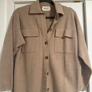 Wilfred Ronnie Sweater Jacket Heather Bone